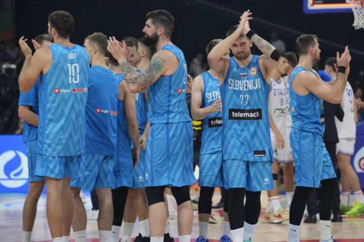 Doncic, Slovenia top Italy 89-85 for 7th place at Basketball World Cup