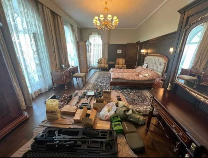 Wigs, gold bars and pictures of severed heads: Inside Wagner boss’s lavish Russian mansion