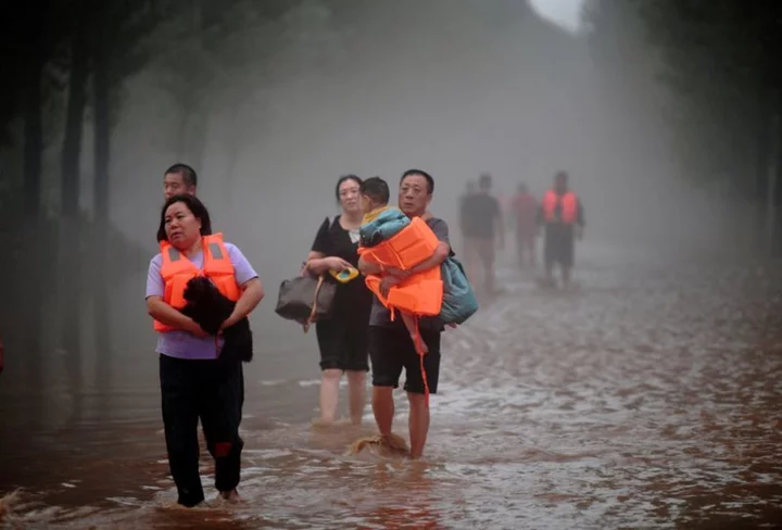 China intensifies flood rescue efforts south of Beijing after historic rains