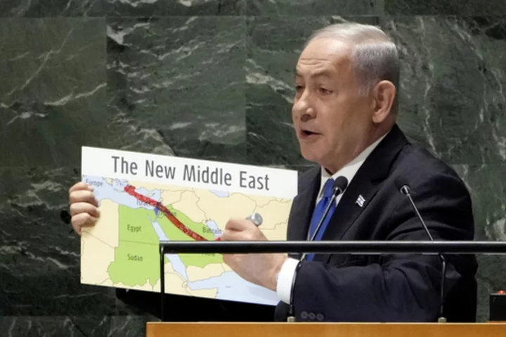 Netanyahu tells UN that Israel is 'at the cusp' of an historic agreement with Saudi Arabia