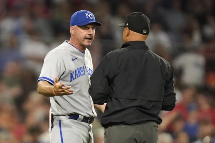 Royals manager Matt Quatraro ejected, two pitches before walk-off grand slam