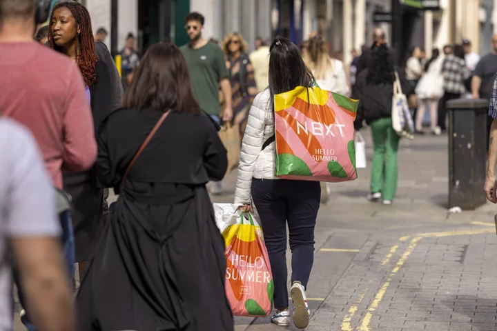 Next Fashion Fans Defy Soggy Summer: The London Rush