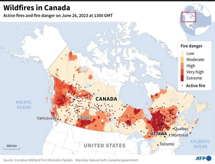 Canada sees record CO2 emissions from fires so far this year