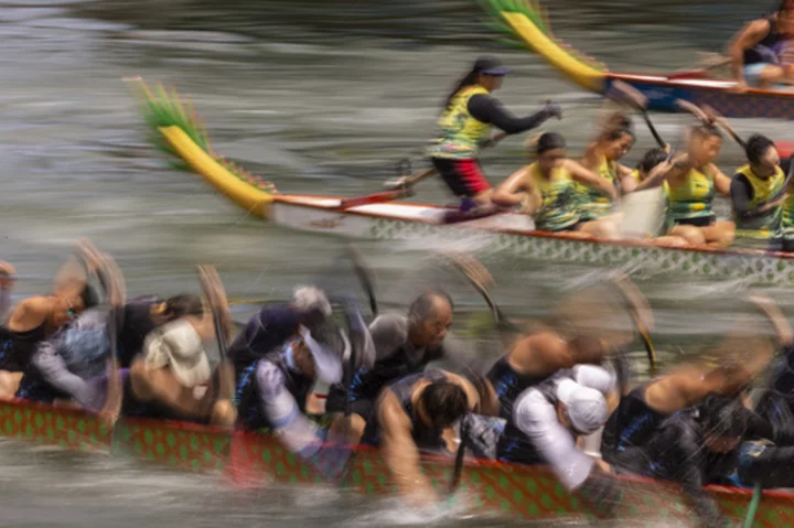 Iconic Hong Kong dragon boat races are back in full force as thousands of spectators gather