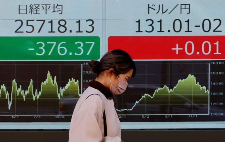 Asian shares slip on China worries; U.S. inflation figures awaited