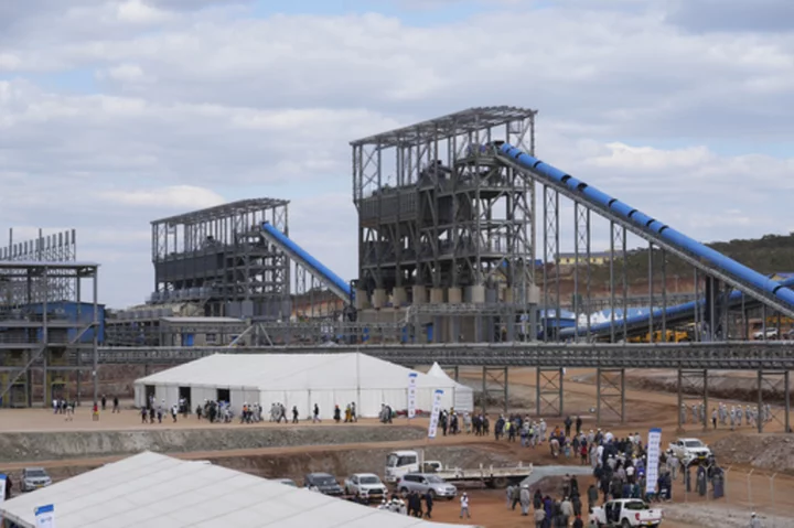 A Chinese mining company has opened a giant lithium processing plant in Zimbabwe