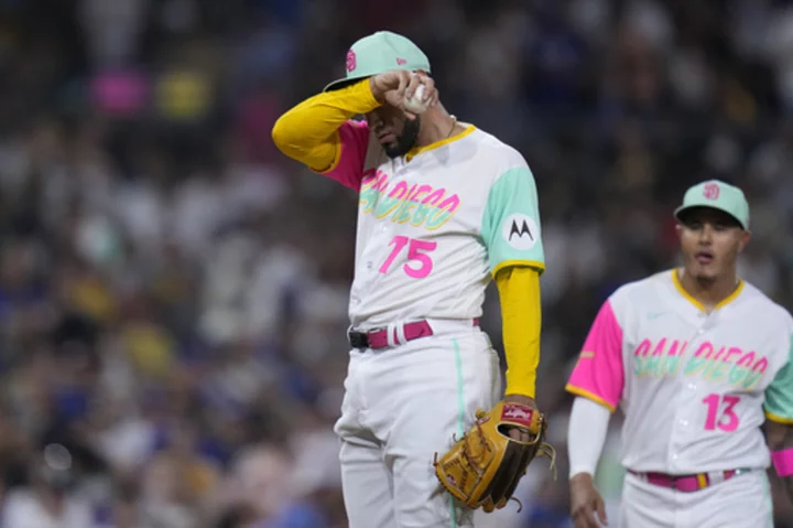 Padres reliever Robert Suárez suspended for 10 games, 6th pitcher penalized for sticky stuff