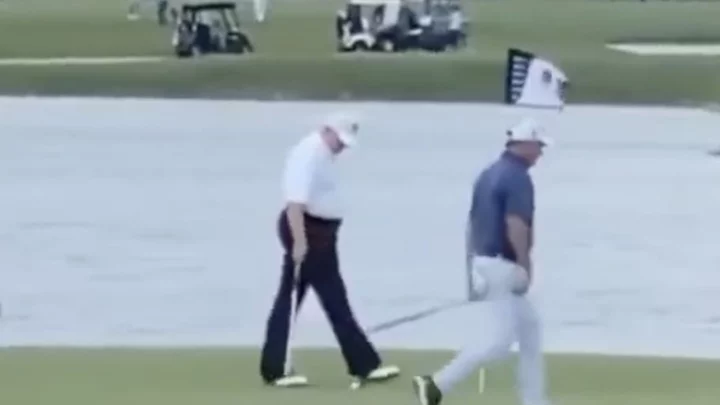 Video of Donald Trump Walking In an 8-Foot Putt May Explain His Many Club Championships