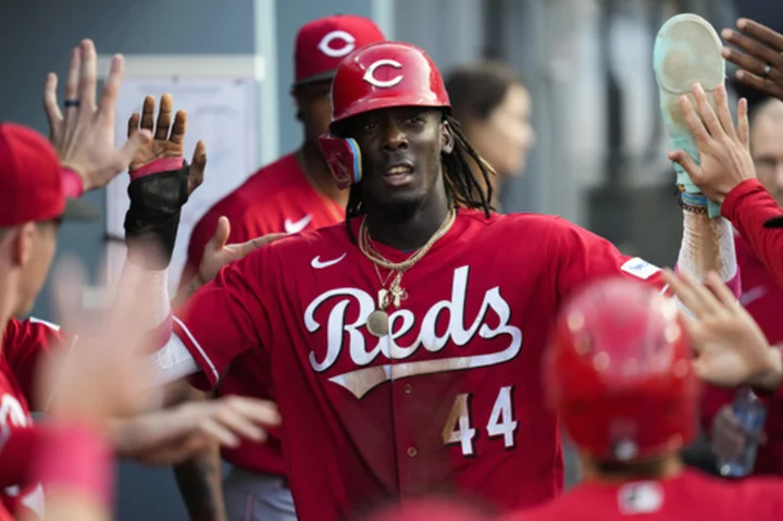 Reds beat NL West-leading Dodgers 6-5, move a half-game back in NL Central