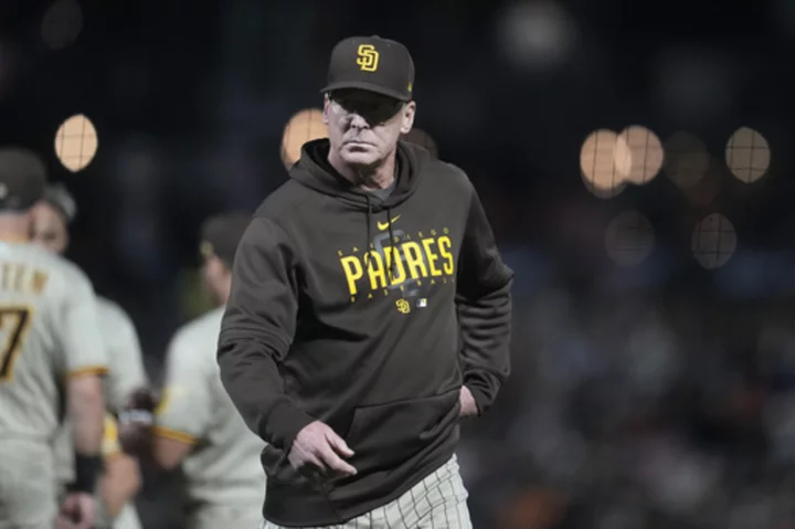 San Diego GM A.J. Preller says Bob Melvin will be back as manager of the underwhelming Padres