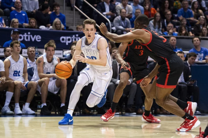 Dallin Hall rallies BYU to victory over No. 17 San Diego State