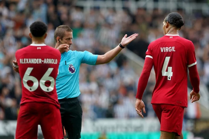 Liverpool captain Virgil van Dijk charged by FA after red card at Newcastle