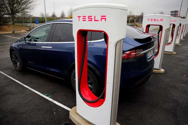 Tesla jumps as GM deal takes Supercharger network closer to US standard