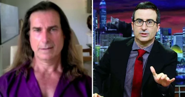 John Oliver mocks Fabio Lanzoni for saying Hamas '10,000 times worse than the Nazis' who 'kept it quiet'