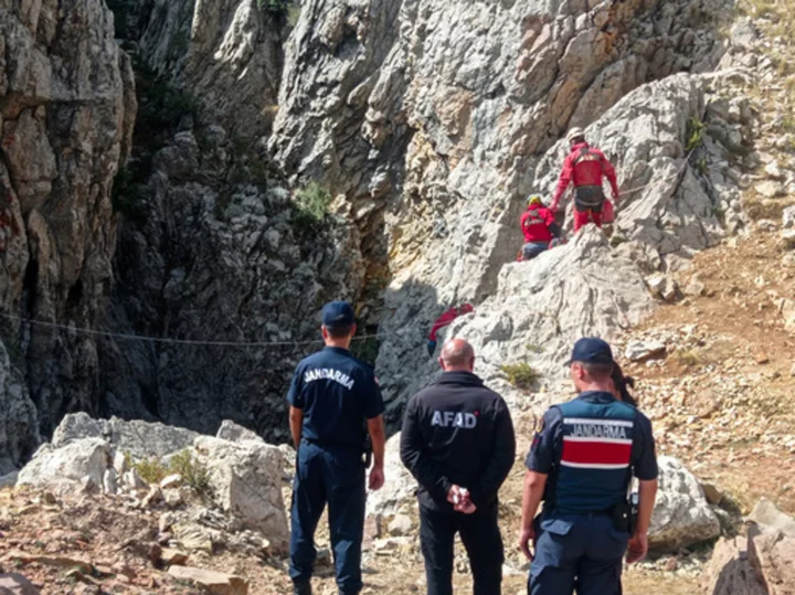 An American researcher is trapped more than 3,000 feet inside a cave in southern Turkey