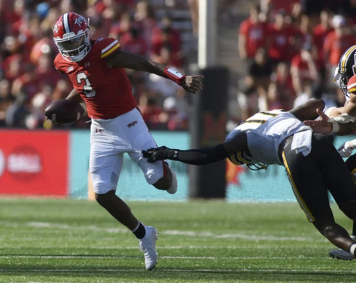 Taulia Tagovailoa accounts for 4 first-half touchdowns in Maryland's 38-6 win over Towson