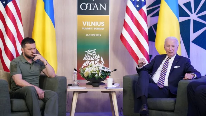 Biden 'looks forward' to Ukraine NATO membership, just not now