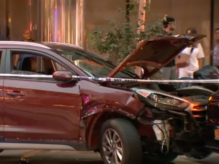 Man in stolen car plows into ten people in midtown Manhattan