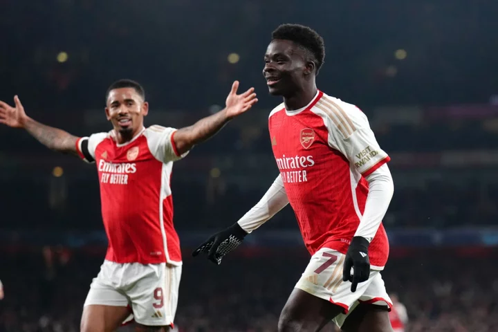 Arsenal cruise into Champions League last 16 after hammering Lens