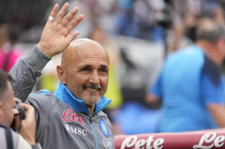 Title-winning former Napoli coach Spalletti given Italy job after Mancini resignation