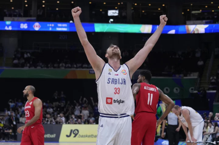 Serbia runs past Canada 95-86 and reaches the gold medal game at the Basketball World Cup