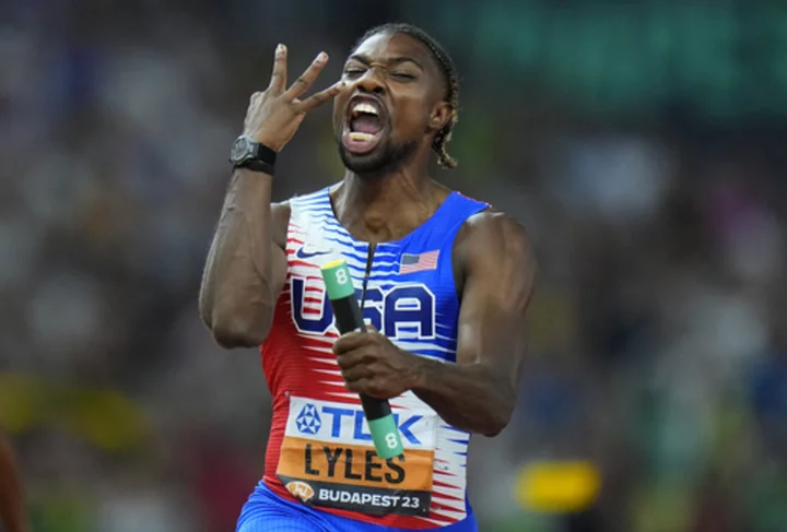 Noah Lyles begins his Olympic-sized run at stardom