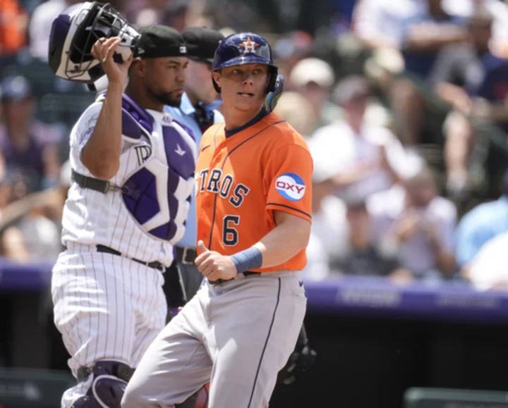 Brandon Bielak sharp for 5 2/3 innings as Houston Astros beat Colorado Rockies 4-1