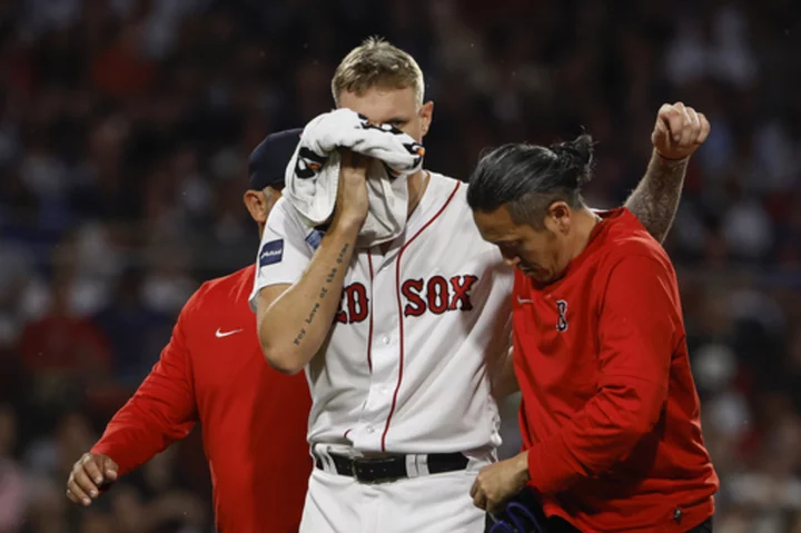 It's not clear yet if Red Sox pitcher Houck needs surgery after line drive to the face, Cora says