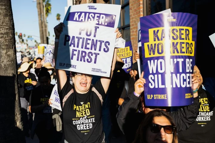 US healthcare workers launch three-day strike at Kaiser Permanente