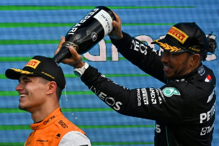 Hamilton praises Norris, McLaren and record home crowd