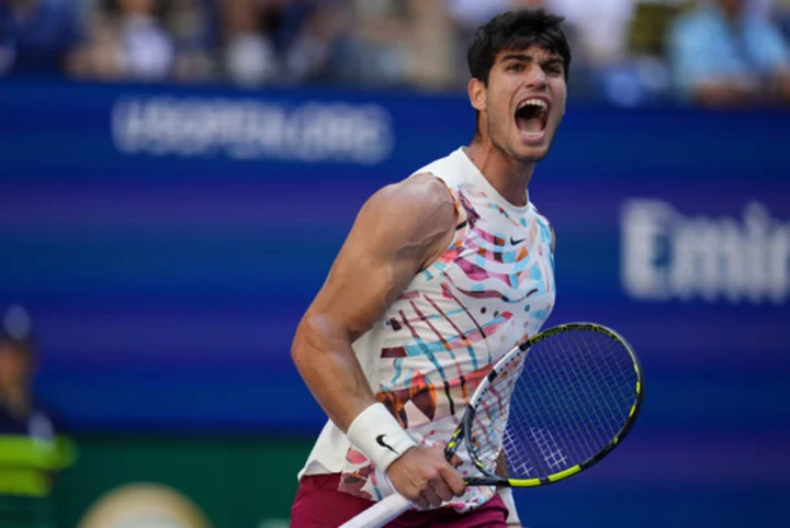 Carlos Alcaraz produces highlights and smiles during a US Open victory over Dan Evans