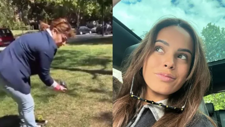 Influencer criticised for laughing at housekeeper cleaning up dog poo