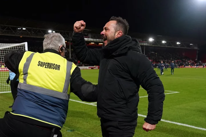 Brighton boss explains ‘big, big celebration’ and says no disrespect was meant