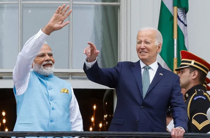 Factbox-Flurry of US-India deals on AI, defense as Biden, Modi meet