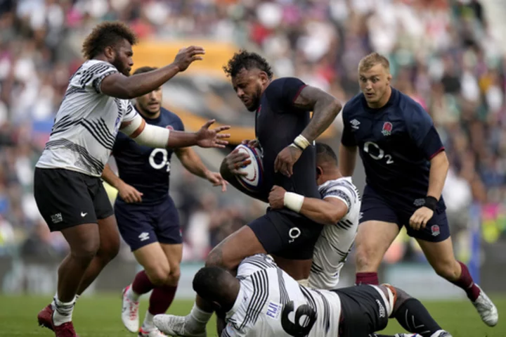 Fiji beats England for first time ever at damp Twickenham