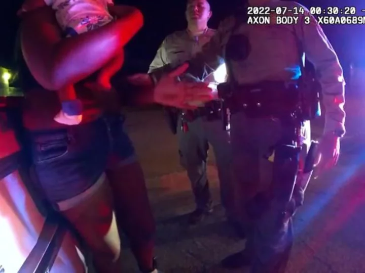 Woman seen on bodycam video being punched by a Los Angeles County sheriff's deputy while she was holding her infant files civil rights lawsuit