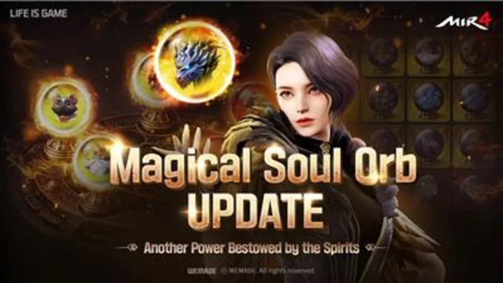 Wemade Updates New Growth System ‘Magical Soul Orb’ for MIR4