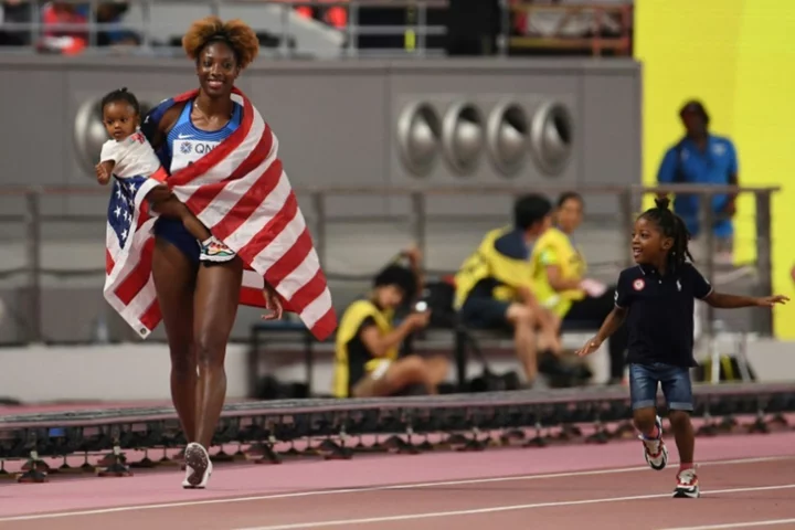 US hurdler Ali hopes to satisfy harshest critics -- her children