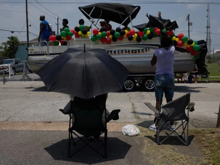 Severe storms and record-breaking heat is possible in parts of the South today as hundreds of thousands are without power