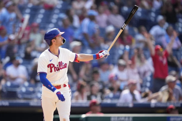 Turner hits tying HR in 9th, Bohm wins it in 10th as Phillies rally past D-backs 6-5