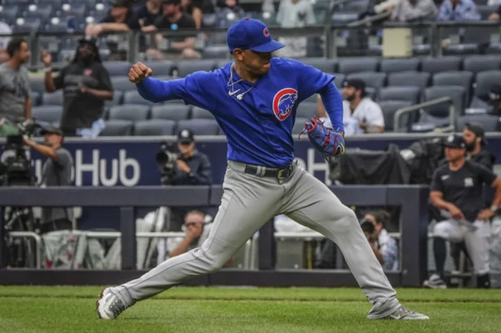 Cubs score 6 runs late to rally for 7-4 win over Yankees