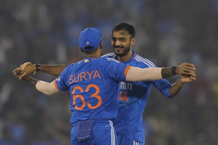 India wins fourth Twenty20 cricket match by 20 runs to clinch series against Australia