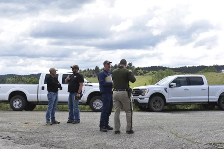 Water being tested where freight train carrying hazardous material plunged into Yellowstone River