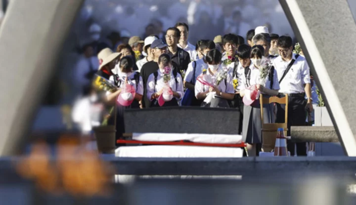 Hiroshima mayor calls nuclear deterrence 'folly' as city marks 78th anniversary of atomic bombing