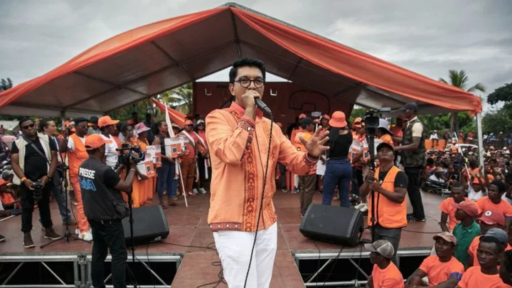 Andry Rajoelina: Madagascar president re-elected in contested poll