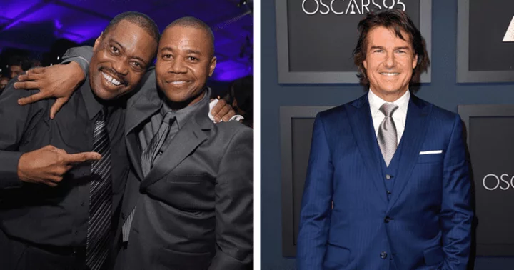 'Please lord let me disappear': Cuba Gooding Jr 'almost fainted' after dad asked Tom Cruise embarrassing question