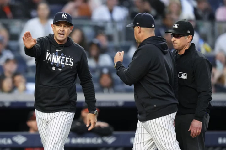 Yankees' Aaron Boone returns from 1-game suspension, hopes to avoid crossing line with umps