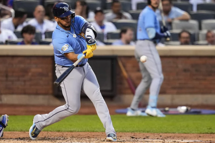 Paredes has 2 homers, 5 RBIs as Rays hammer Verlander and Mets 8-5